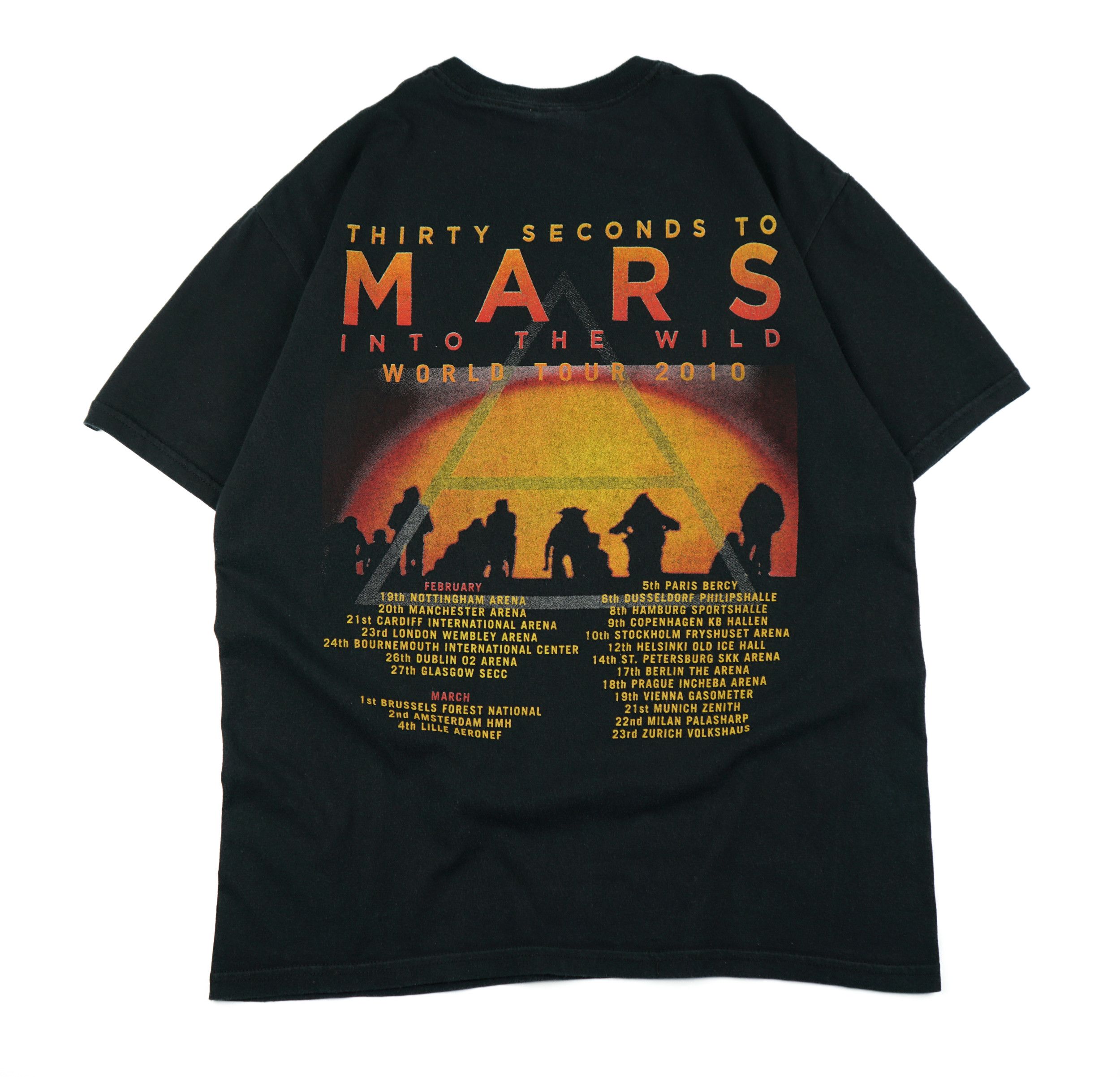 Band Tees × Vintage 2010 Thirty Seconds To Mars Tour T-Shirt Size US M / EU 48-50 / 2 - 4 Thumbnail