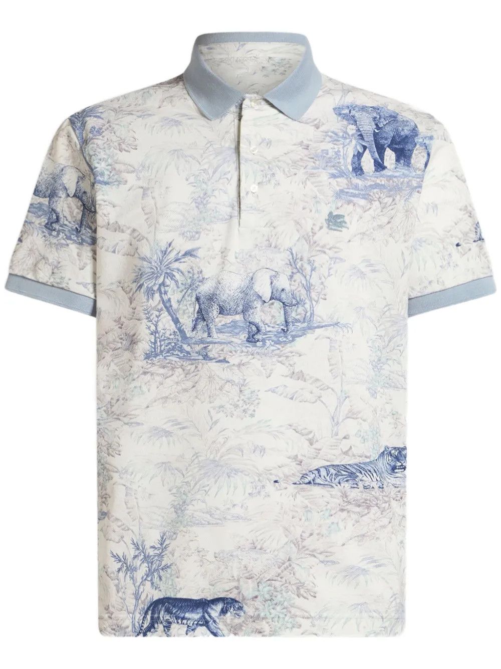 Other Safari Print Polo Shirt – Men’s Short Sleeve Polo Size US M / EU 48-50 / 2 - 4 Thumbnail