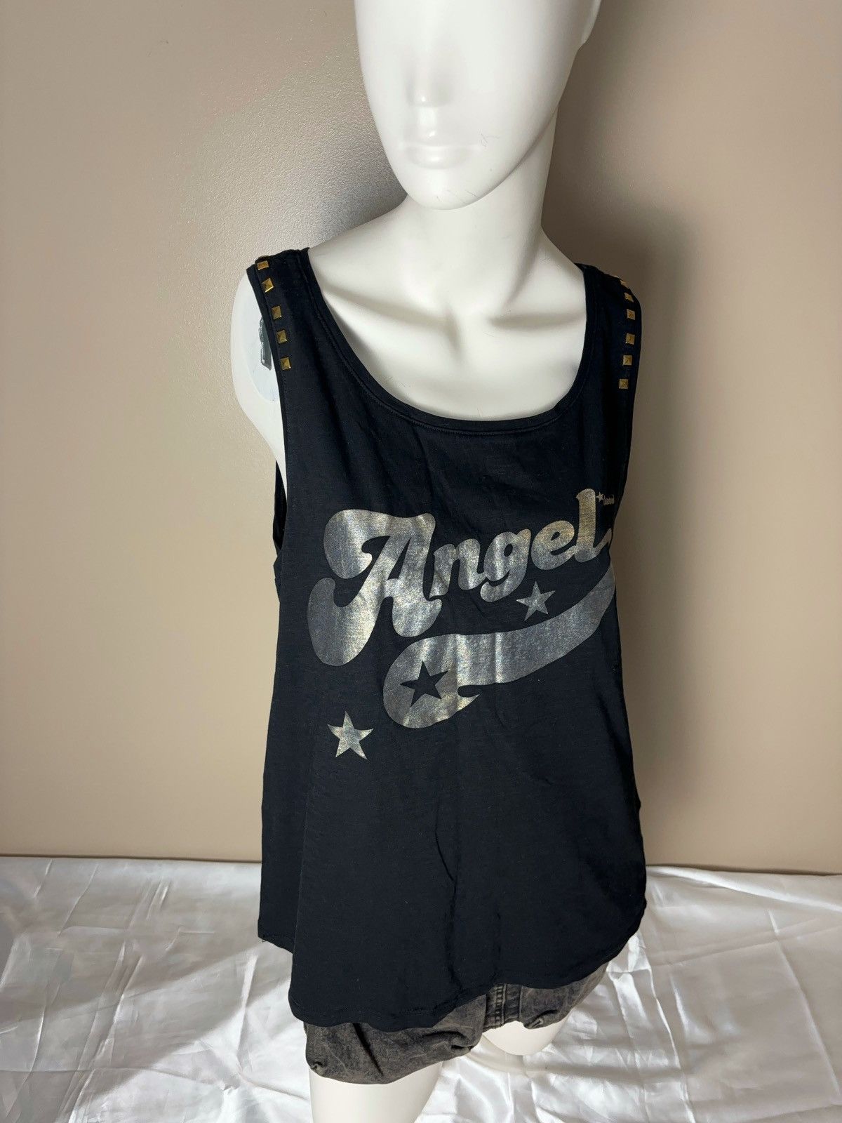 Japanese Brand × Vintage Angel printed tank top vintage grunge Size XL / US 12-14 / IT 48-50 - 1 Thumbnail