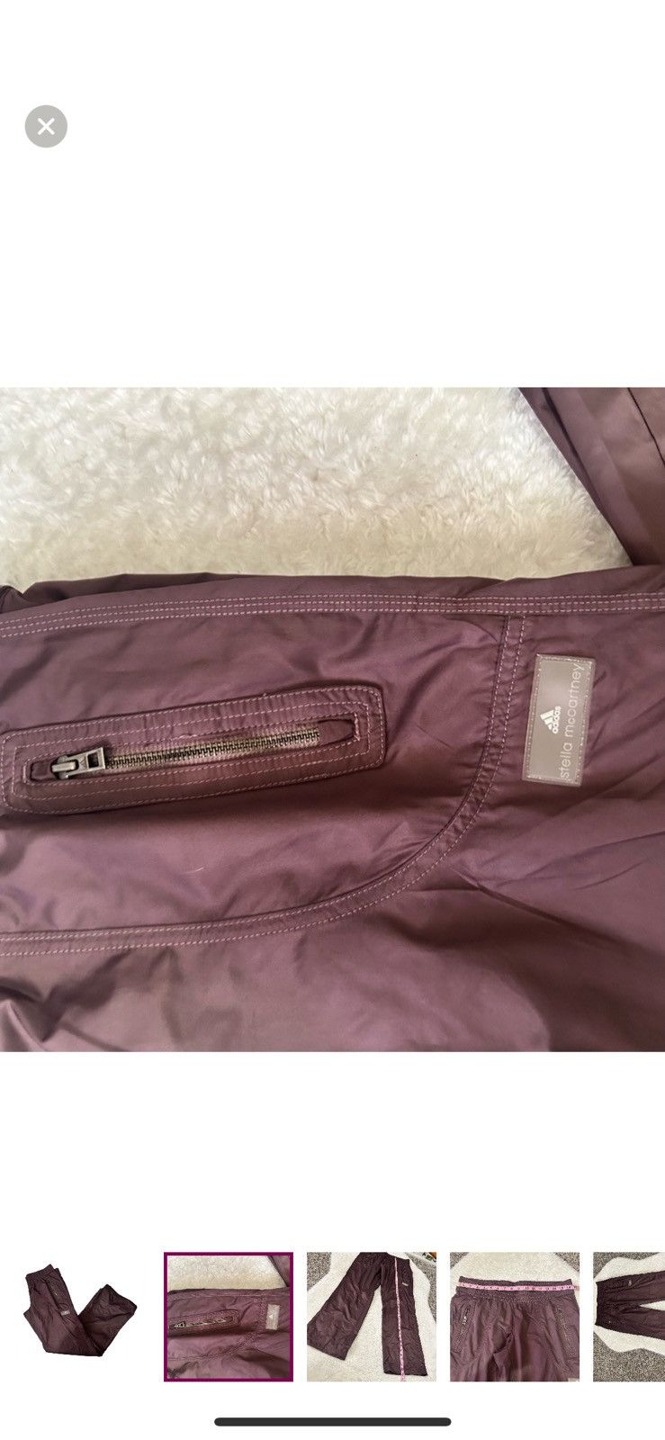 Adidas × Stella McCartney Adidas by Stella McCartney medium windbreaker pants Size 30" / US 8 / IT 44 - 5 Thumbnail