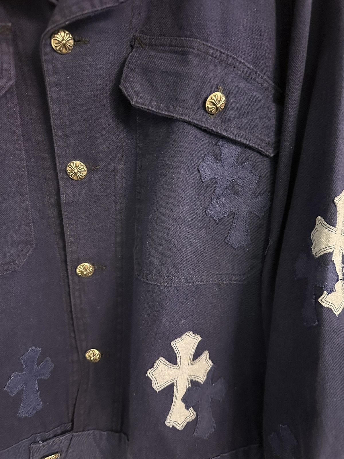 Chrome Hearts CHROME HEARTS NEW CROSS PATCH JACKET Size US M / EU 48-50 / 2 - 8 Thumbnail