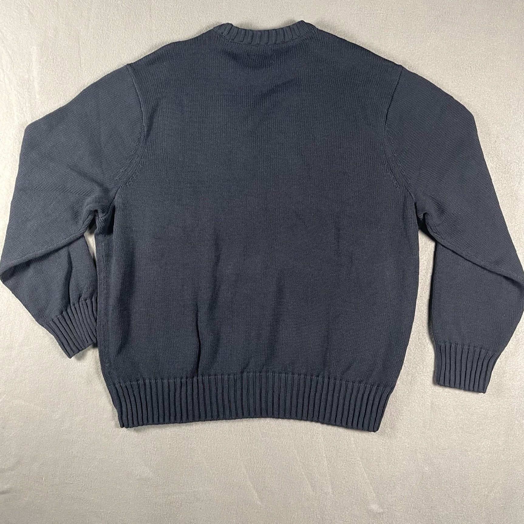 Chaps Chaps Sweater Knit Round Neck Embroidered Logo Black 2XB Big & Tall Adults Men Size NWT Knit Pullover Shirt Size US XXL / EU 58 / 5 - 2 Thumbnail
