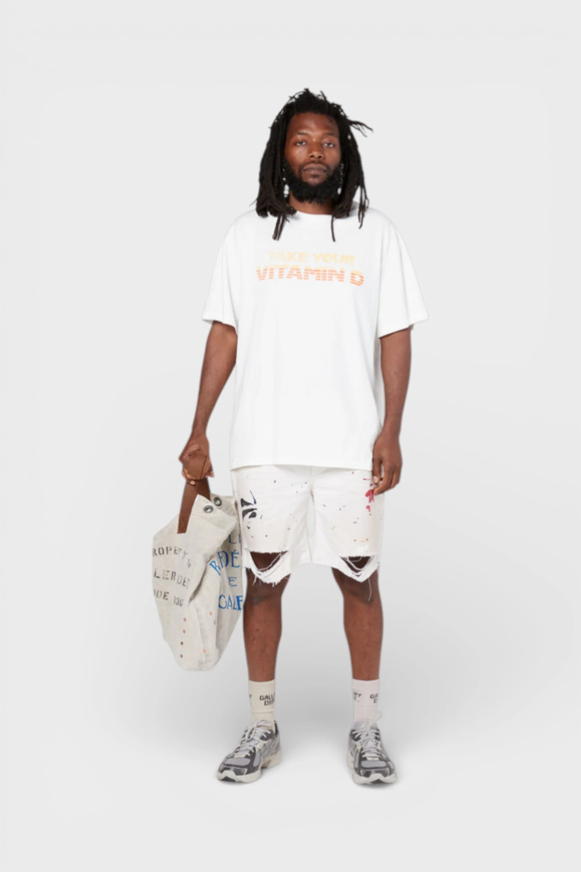 Gallery Dept. o1gr1nt0426 Vitamin D T-Shirt in White Size US XS / EU 42 / 0 - 3 Thumbnail