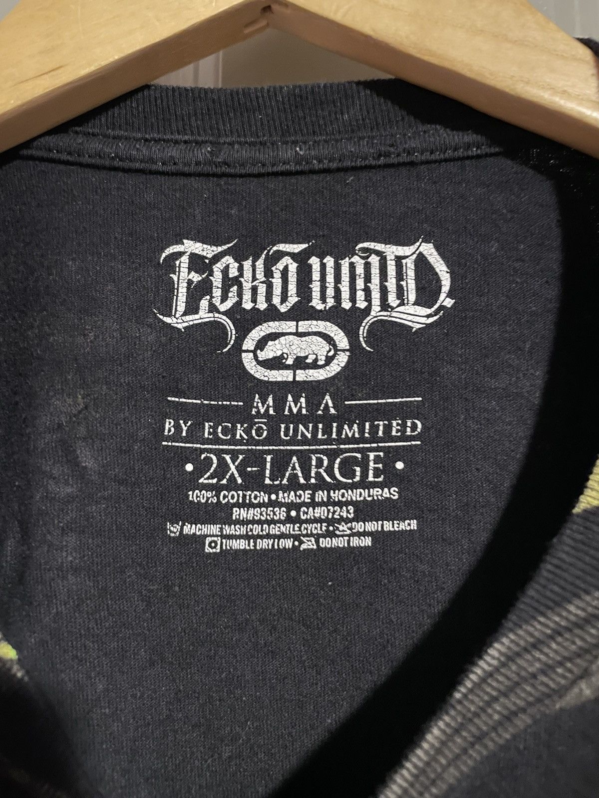 Affliction × Ecko Unltd. × Marc Ecko Ecko UNLTD. MMA 72 Stencil AOP Vintage t shirt Size US XXL / EU 58 / 5 - 4 Thumbnail