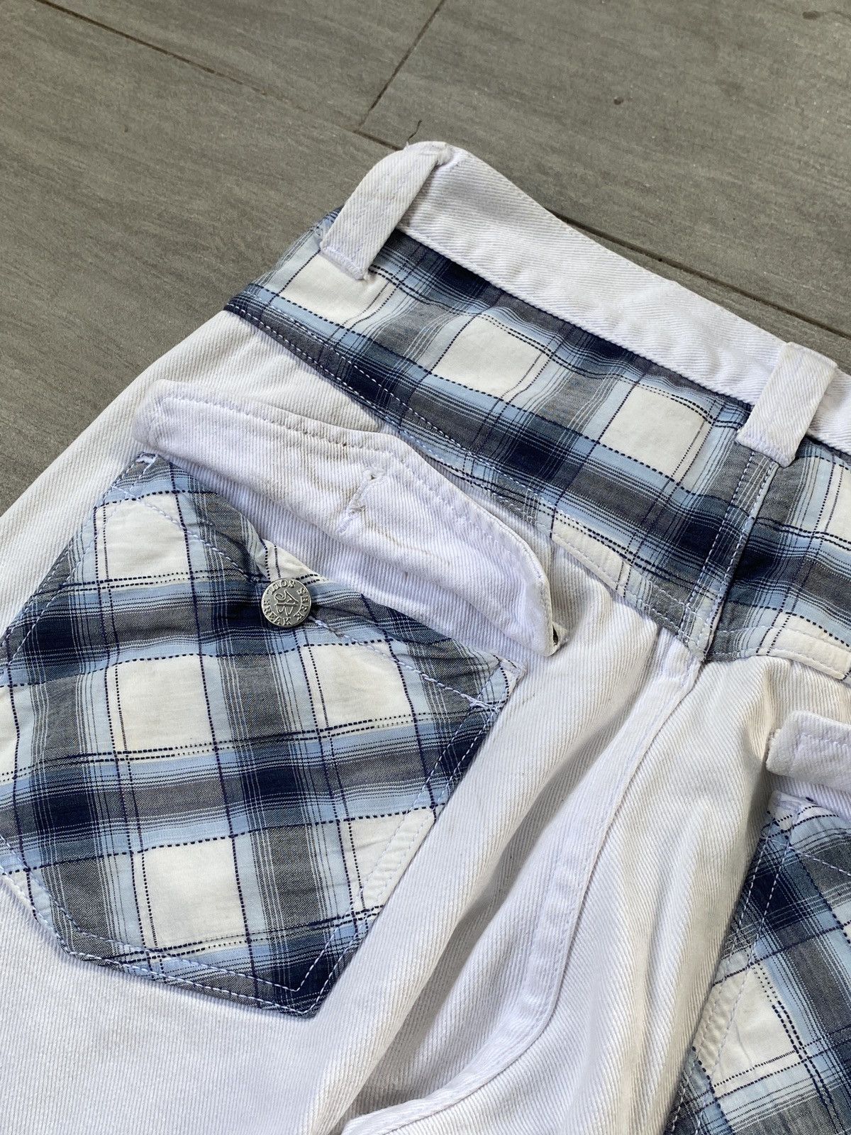 Japanese Brand 🔥BINDING NOW🔥Baggy Soul SBRK White Denim Size US 30 / EU 46 - 11 Thumbnail