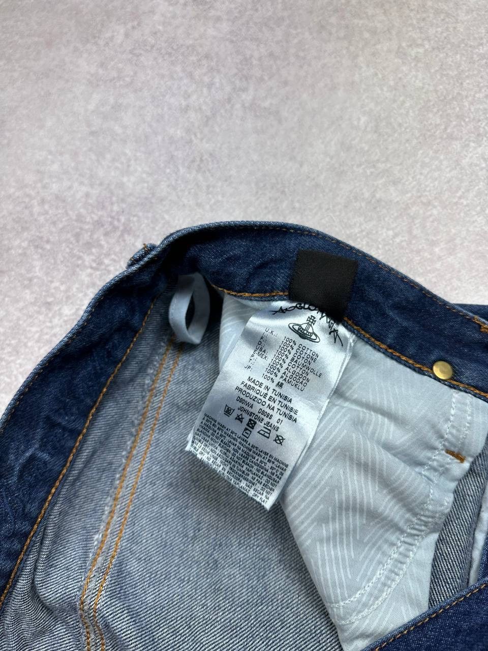 Vivienne Westwood Vintage Vivienne Westwood Baggy Orb Saturn Logo Flared Jeans Size US 32 / EU 48 - 10 Thumbnail