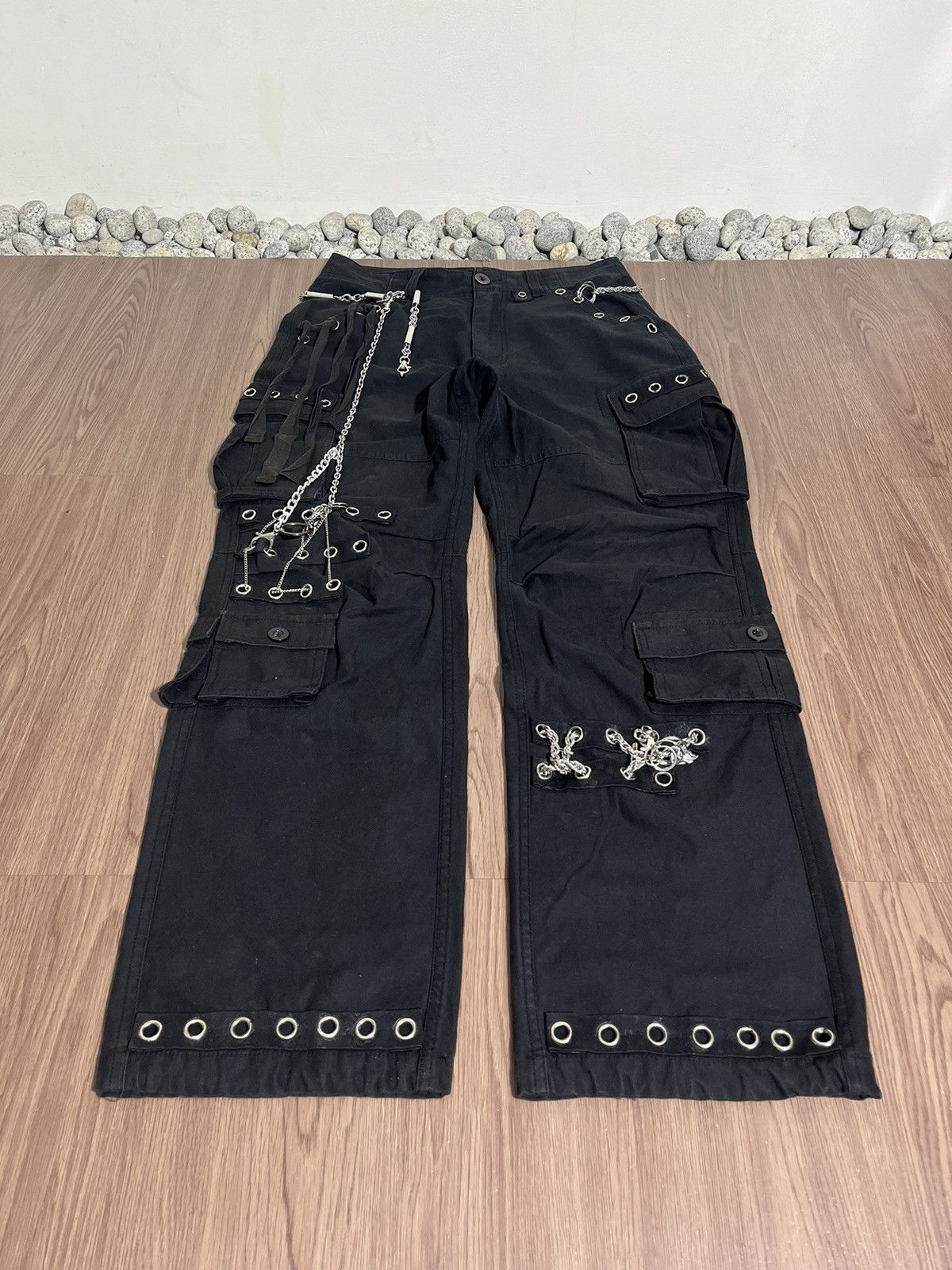 Beauty Beast K.two Hollis Bondage Multipocket Pants Vkei Style Size US 31 - 4 Thumbnail