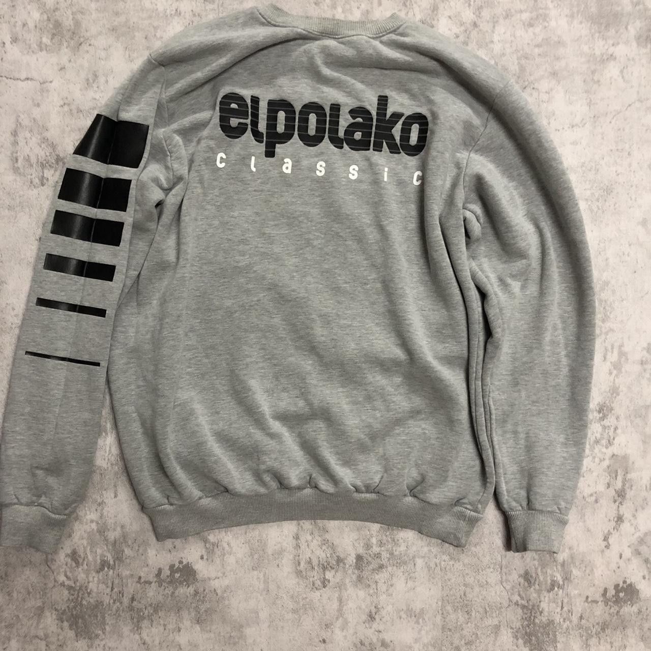 Other Grey Elpolako sweatshirt with black accents #winterwear Size US XXL / EU 58 / 5 - 1 Thumbnail