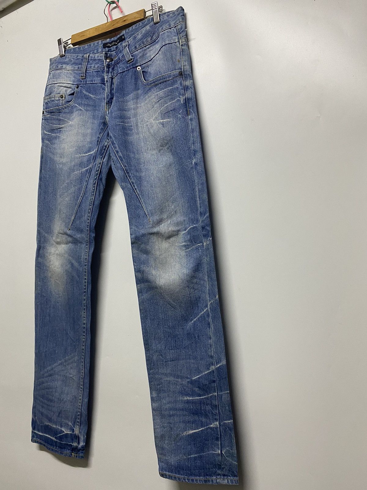 Japanese Brand Japanese Brand Distressed Root Three Jeans Denim Size US 34 / EU 50 - 7 Thumbnail