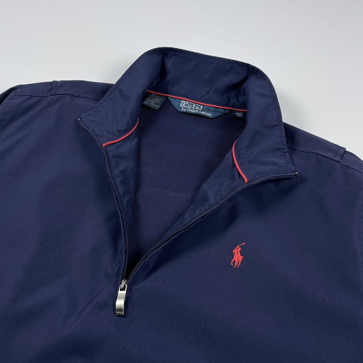 Polo Ralph Lauren × Ralph Lauren × Vintage Vintage Polo Ralph Lauren 90s Light Jacket 1/3 zip Anorak Size US L / EU 52-54 / 3 - 4 Thumbnail