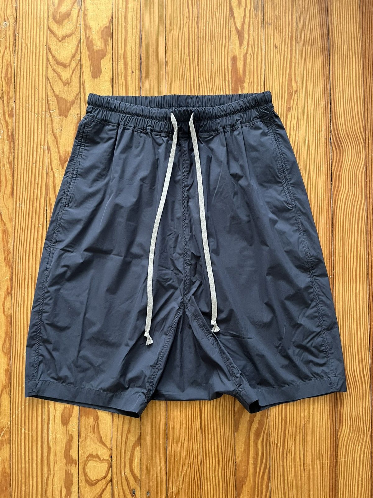 Rick Owens Mainline Pod Shorts Nylon Iron Grey