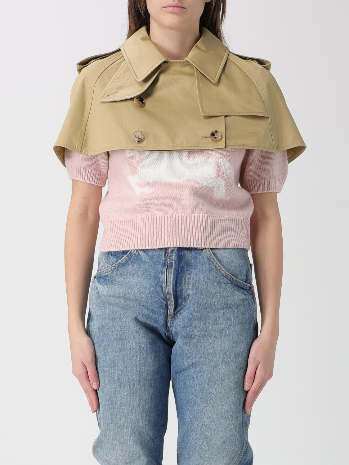 Burberry Burberry Jacket Woman Kaki Size S / US 4 / IT 40 - 1 Thumbnail