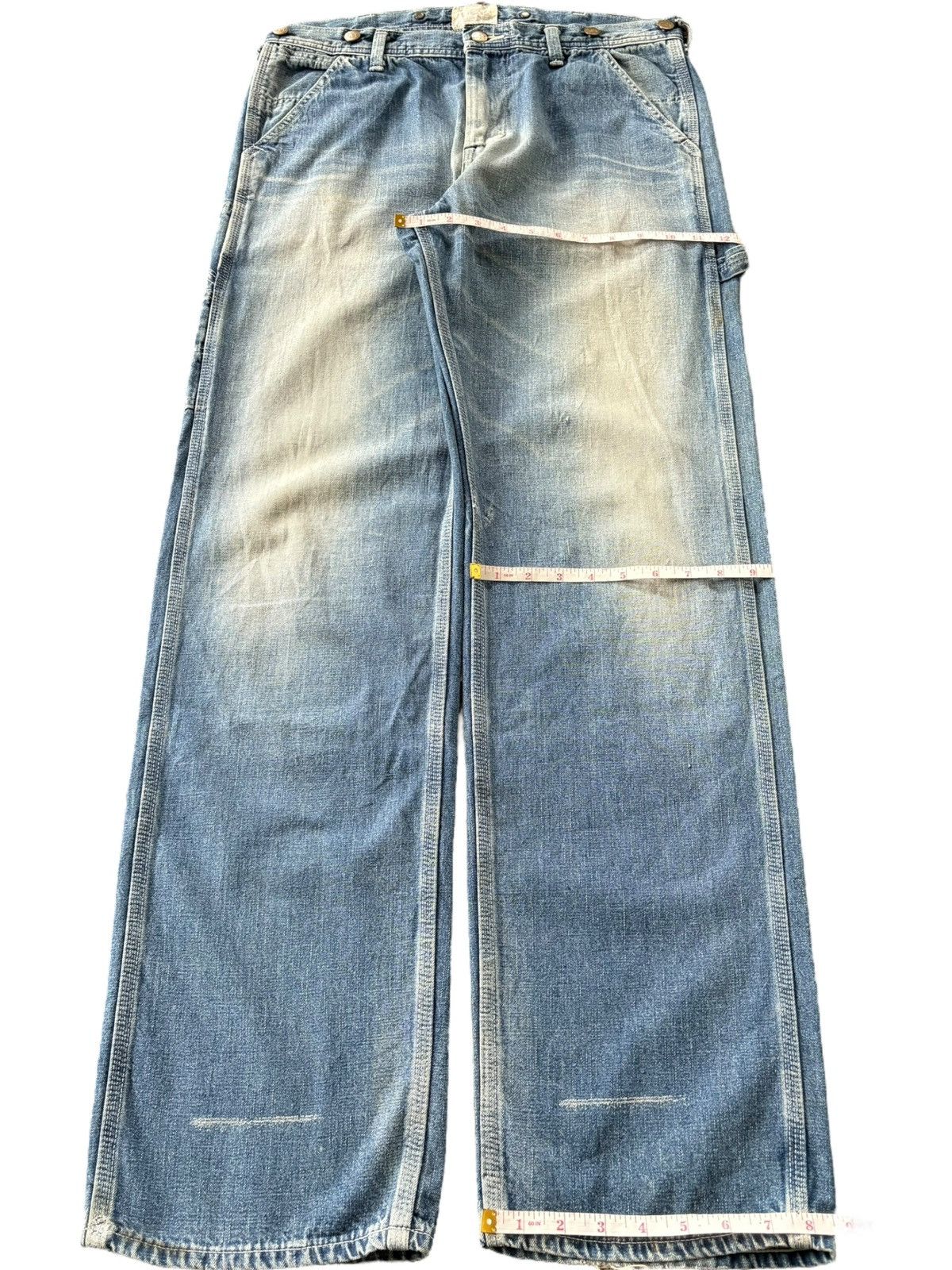 Lee Vintage Lee Sanforized Carpenter Loose Jeans Size US 34 / EU 50 - 8 Thumbnail