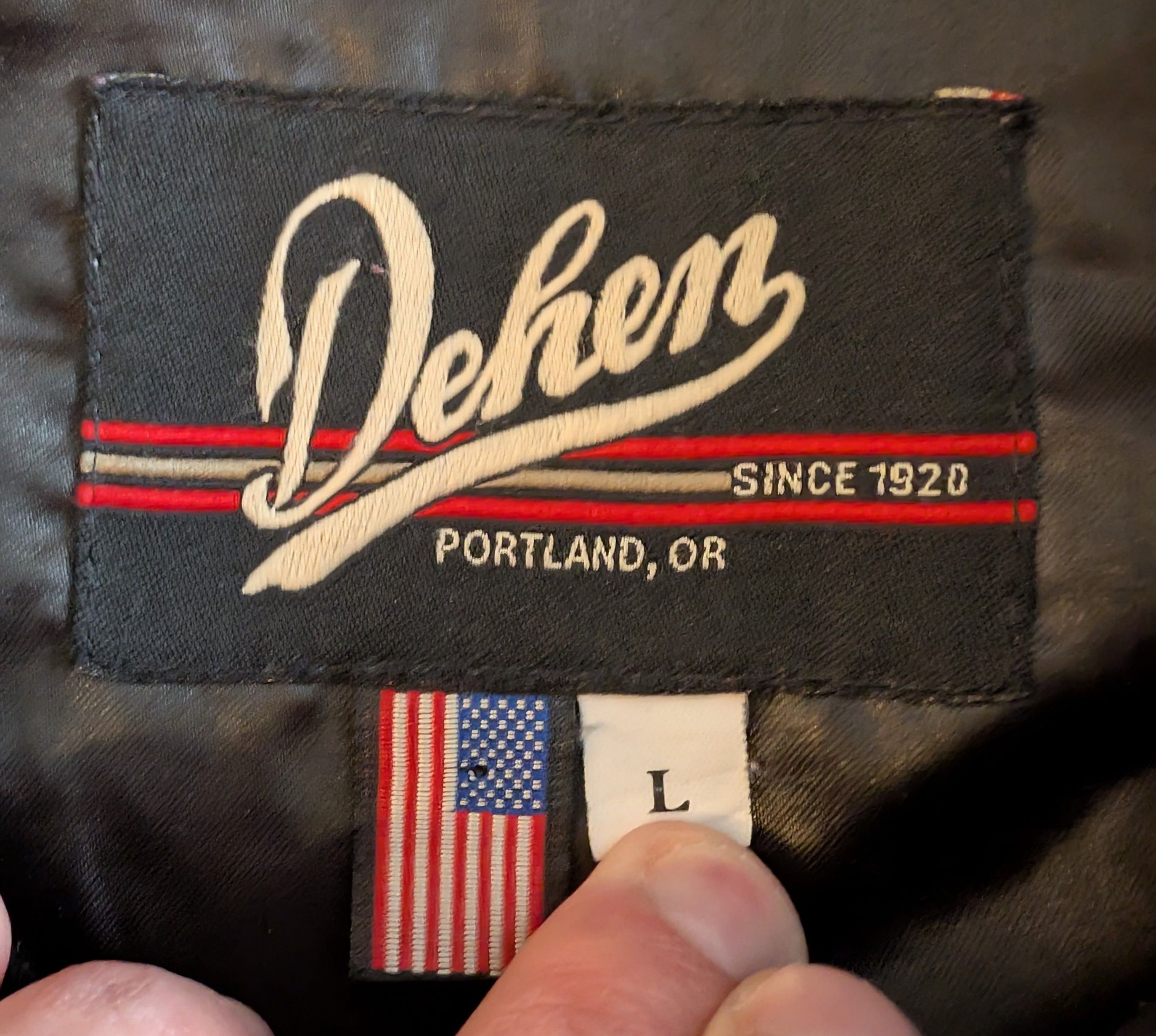 Dehen 1920 VTG Dehen Wool Leather Varsity Jacket Alamo Bowl Made in USA Size US L / EU 52-54 / 3 - 3 Thumbnail