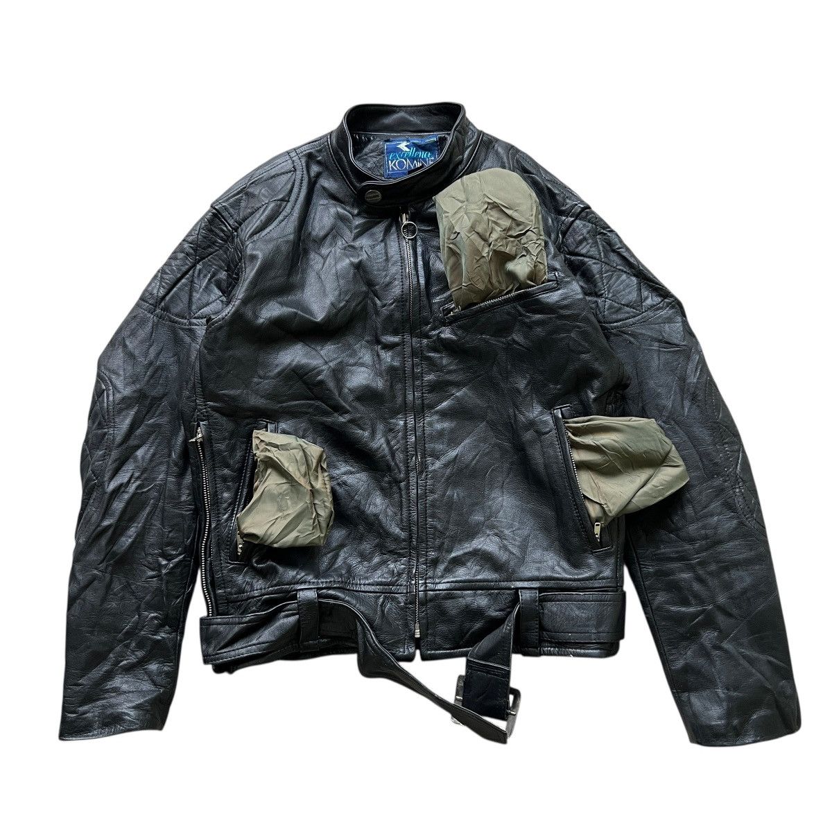 Kadoya Vintage Komine Tokyo Japan Motorcycle rider Avant Garde Size US M / EU 48-50 / 2 - 8 Thumbnail