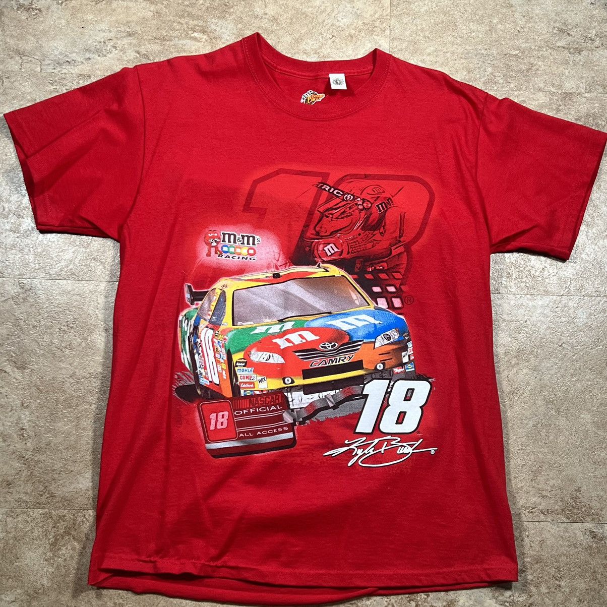 NASCAR NASCAR T Shirt Double Sided Large Kyle Busch M&M's Racing Size US L / EU 52-54 / 3 - 1 Thumbnail