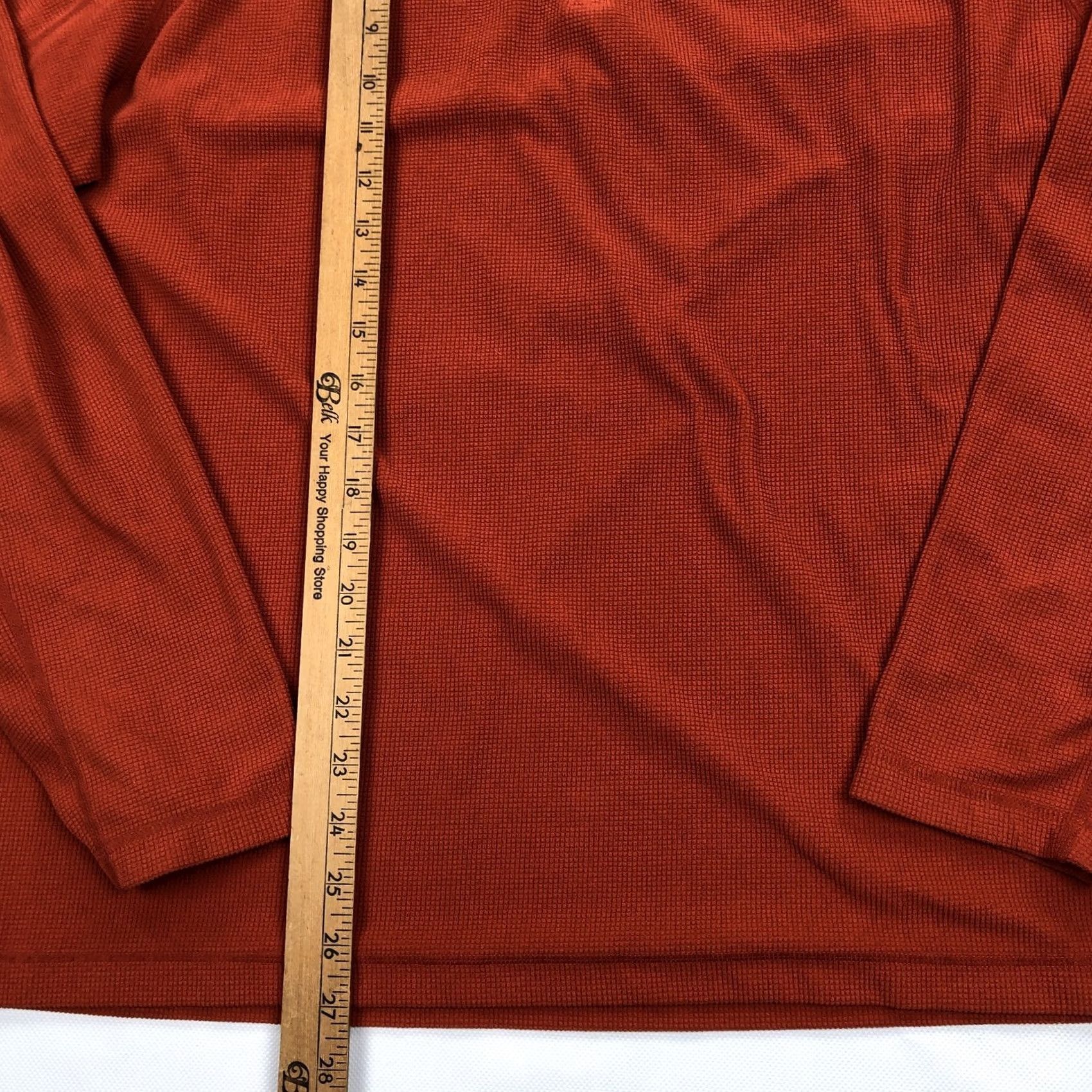 Nike ACG Nike ACG Pullover Top Mens L 1/4 Zip Fleece Grid Rust Orange Activewear Mock Neck Raglan Sleeve Size US L / EU 52-54 / 3 - 5 Thumbnail