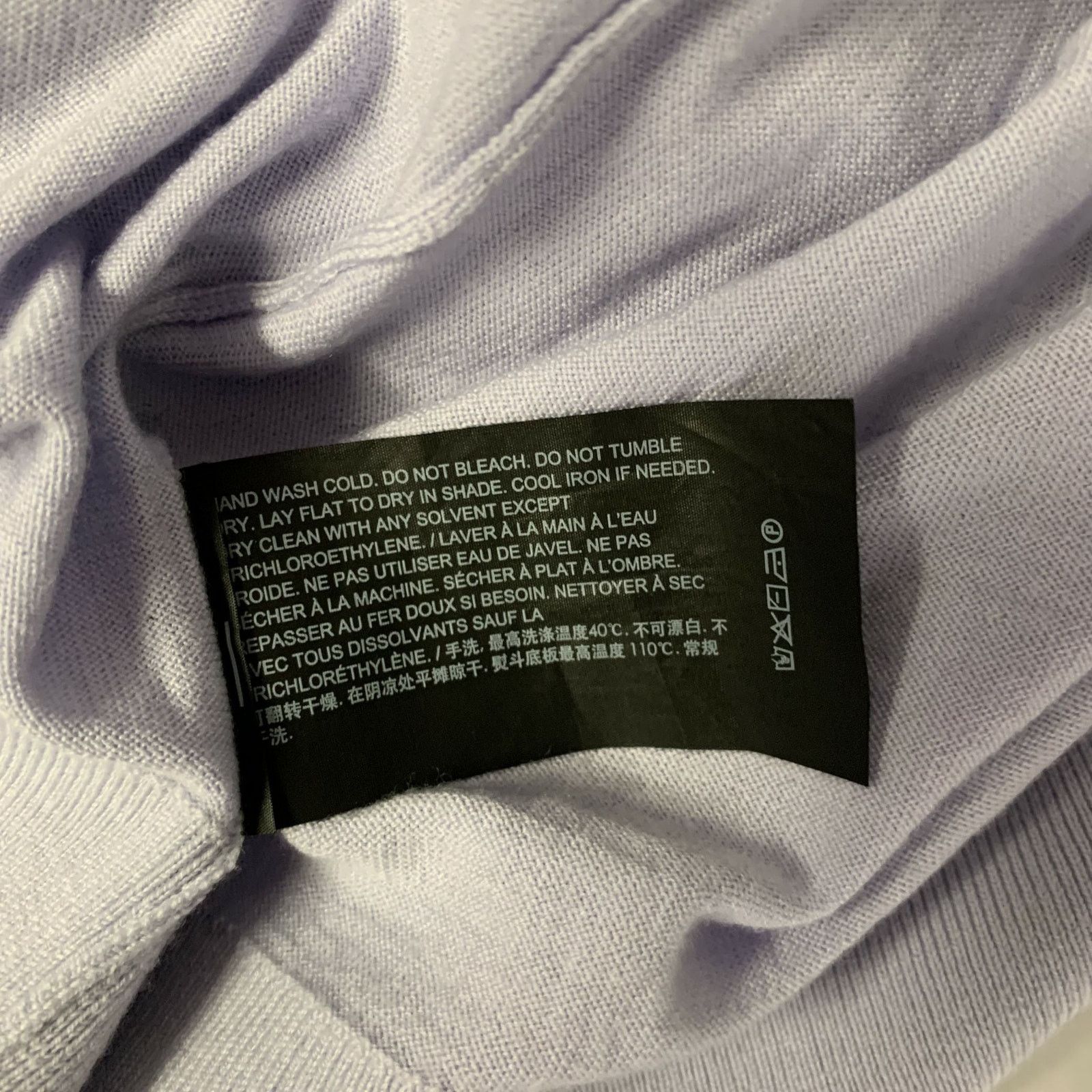 Theory THEORY Size XS Lavender Wool Blend Pull On Pullover Size US XS / EU 42 / 0 - 6 Thumbnail