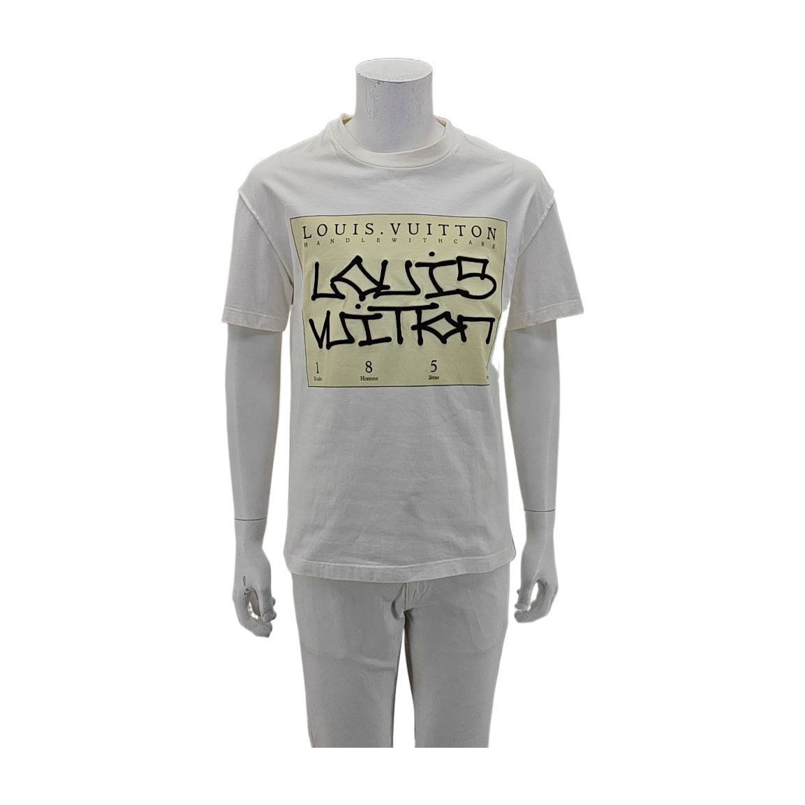Louis Vuitton Louis Vuitton Graffiti Logo T-Shirt Size M Size US M / EU 48-50 / 2 - 1 Thumbnail