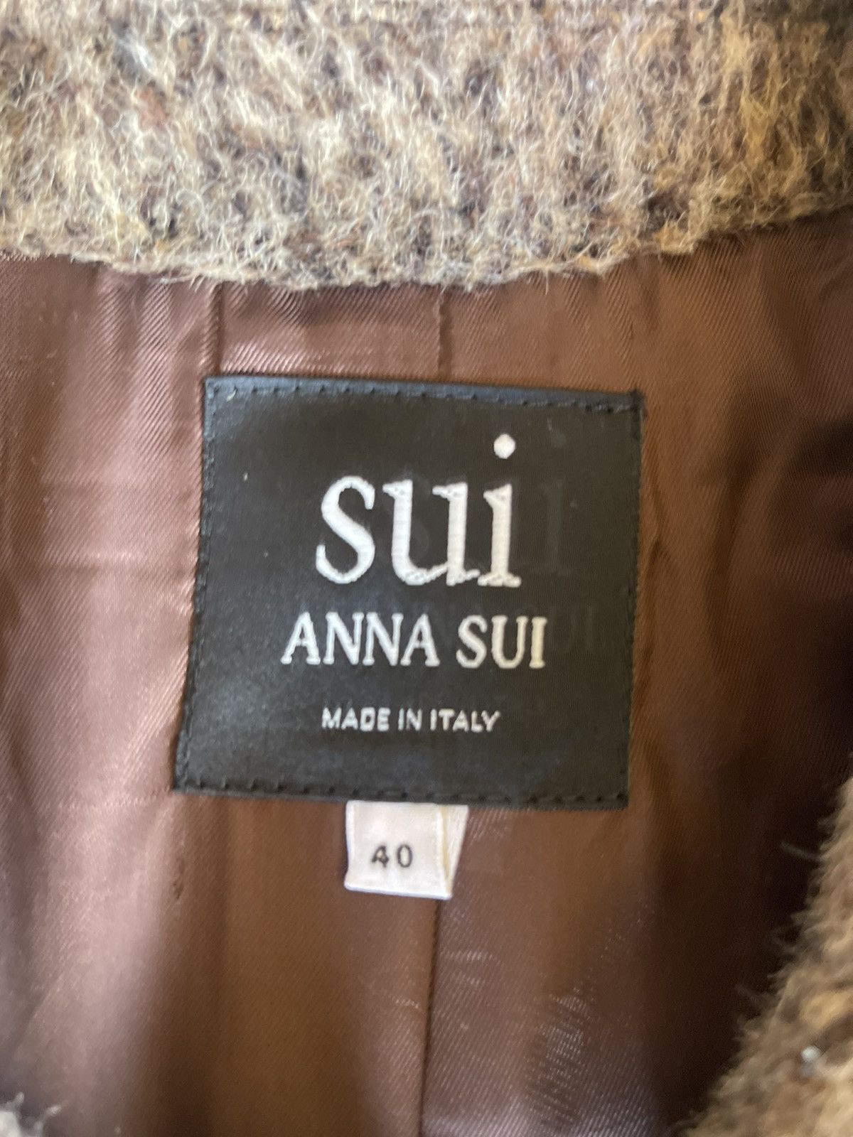 Anna Sui × Designer × Japanese Brand ANNA SUI WOOL JACKET MADE IN ITALY Size S / US 4 / IT 40 - 3 Thumbnail