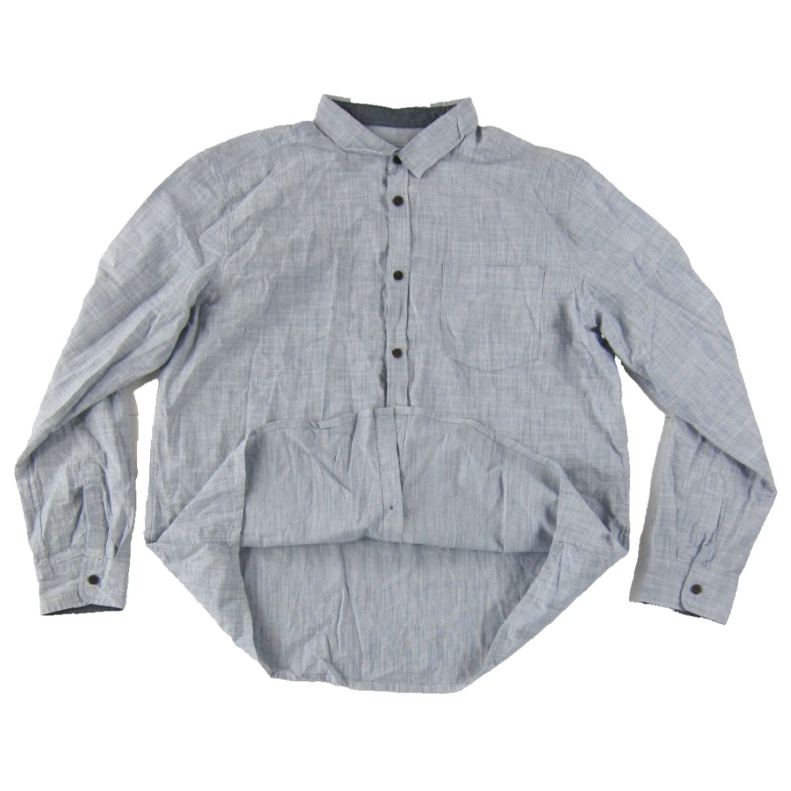 Vintage VINTAGE Mountain Warehouse Cotton Blue Button Down Long Sleeve Classic Fit Shirt Men 3XL Size US XXL / EU 58 / 5 - 5 Thumbnail