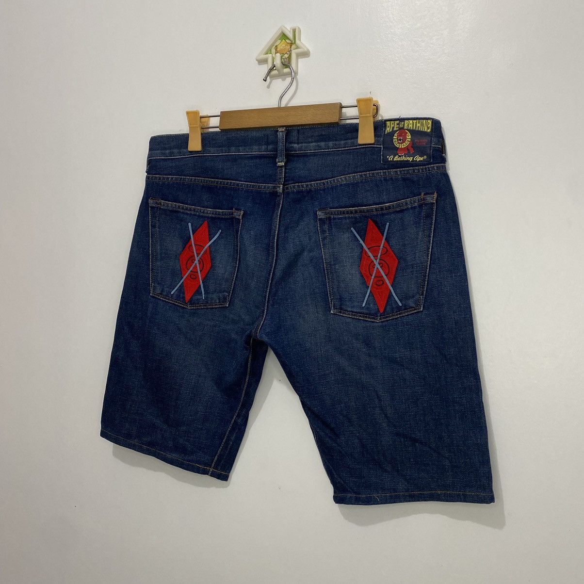 Bape Bape Denim Shorts Size US 37 - 2 Thumbnail