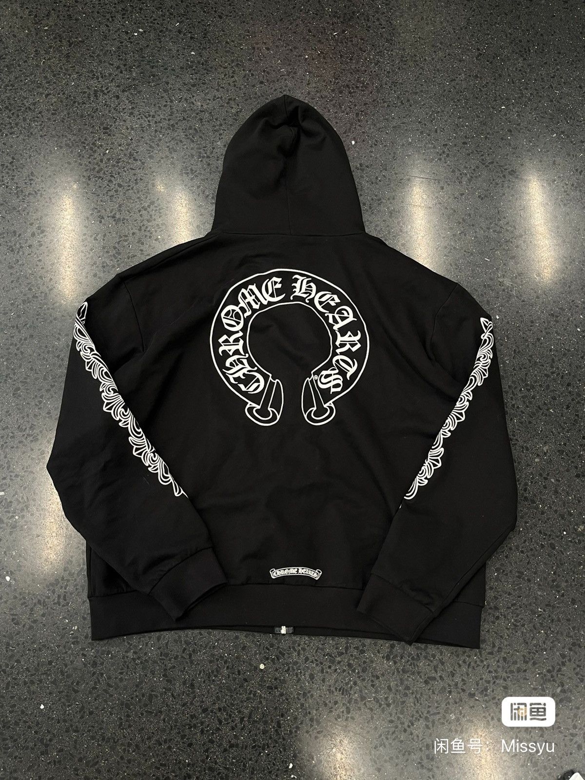 Chrome Hearts chrome hearts black zip-up hoodie with graphic. Size US XXL / EU 58 / 5 - 2 Thumbnail