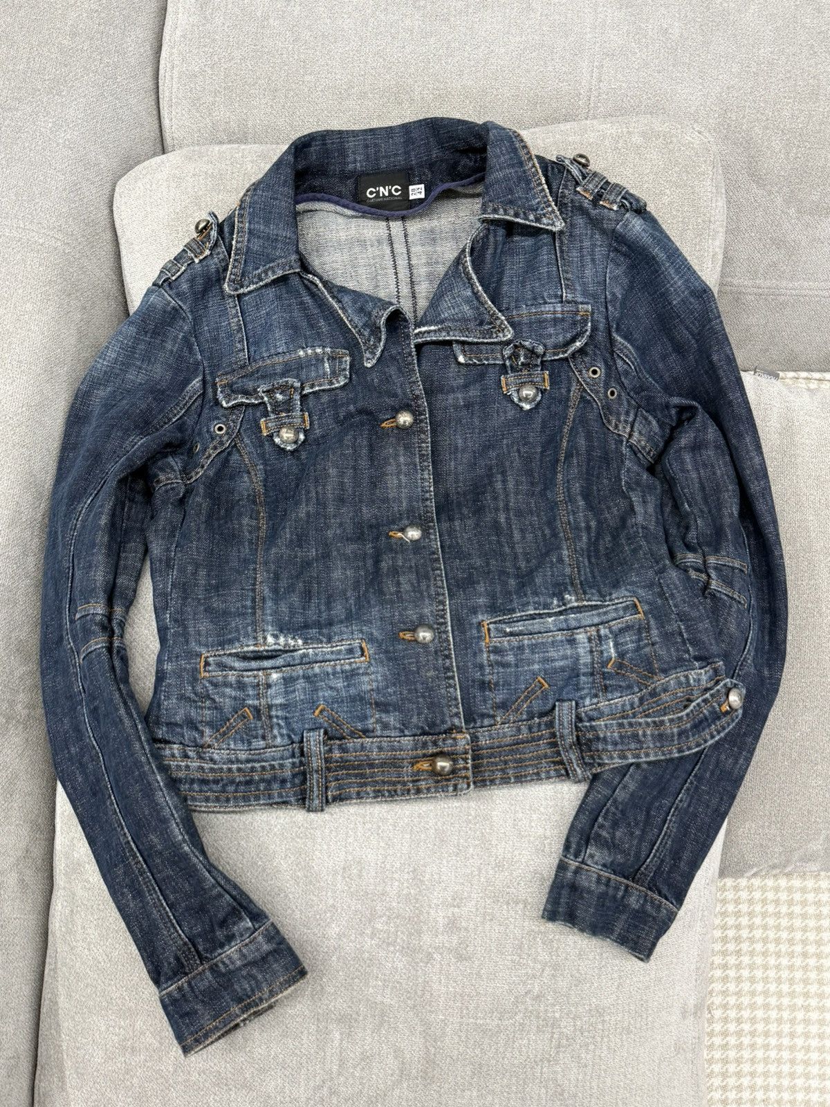 Costume National Archive C’N’C Costume National Vintage Denim Jacket Size M / US 6-8 / IT 42-44 - 1 Thumbnail