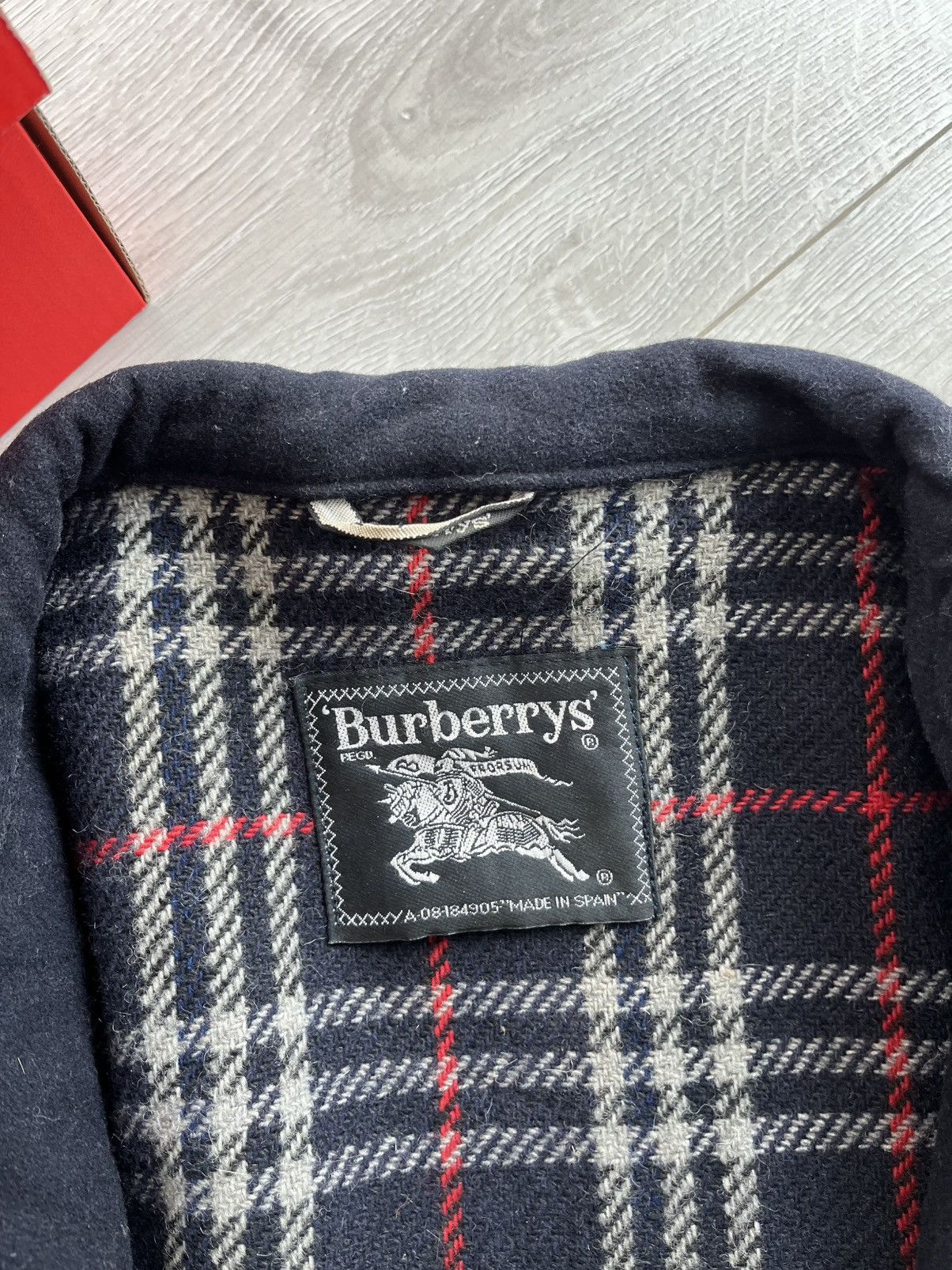 Burberry Burberrys Vintage Wool Bomber 90s Size US XL / EU 56 / 4 - 7 Thumbnail