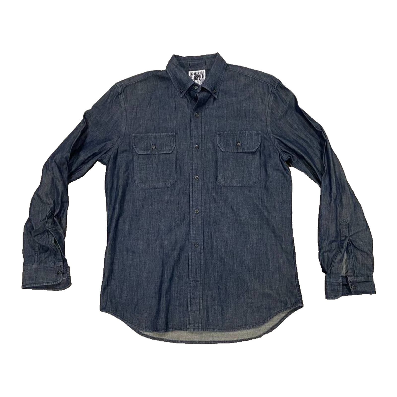 Other Punk LA Anarchy Denim Landscape Button Up Metal Grunge M Size US M / EU 48-50 / 2 - 2 Thumbnail