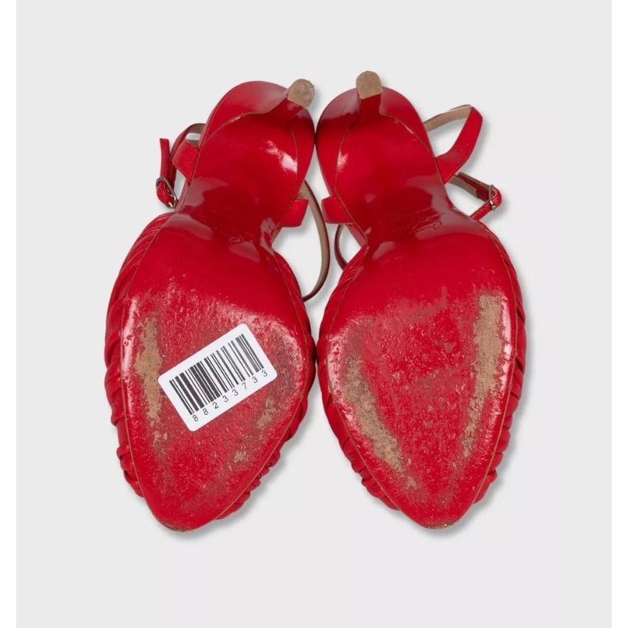 Christian Louboutin Christian Louboutin Red Leather Strappy Sandals Size 38 Size US 8 / IT 38 - 5 Thumbnail