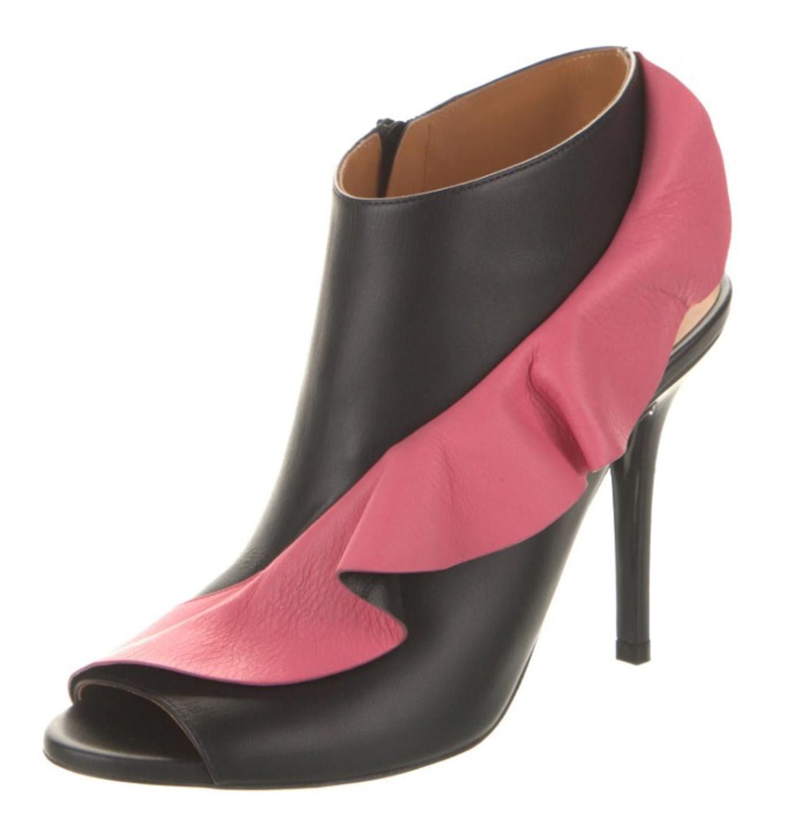 Balenciaga Balenciaga Mules w/ Leather Ruffle - SIZE 7 Size US 7 / IT 37 - 2 Thumbnail