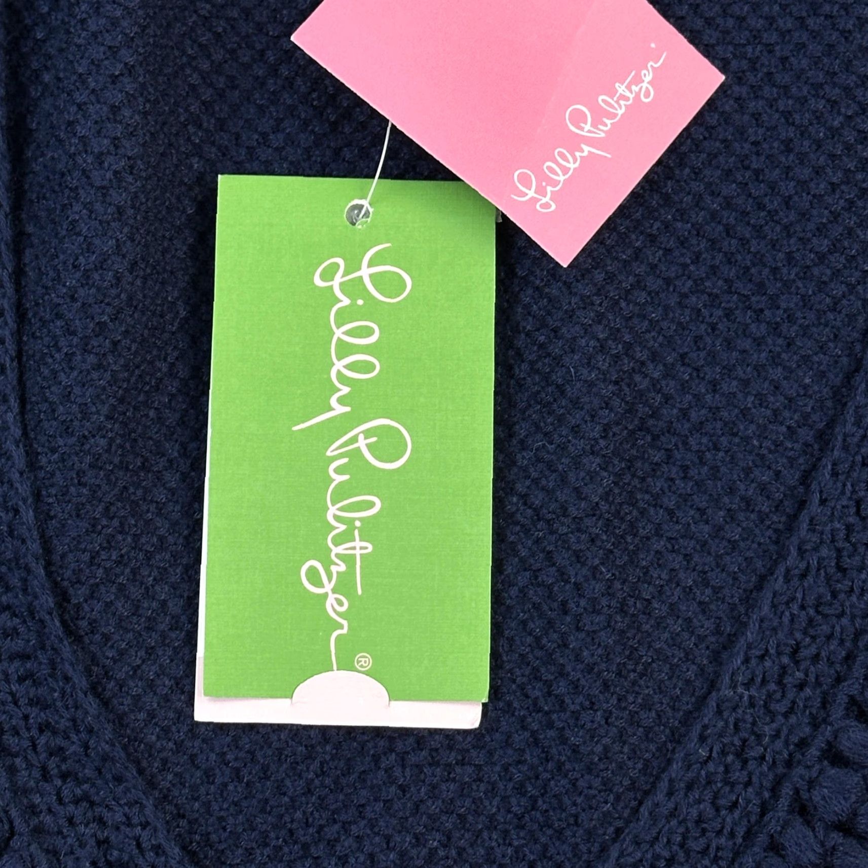 Lilly Pulitzer Lilly Pulitzer Sweater Women's XL Blue Wool Blend Roberts Tunic Pullover NWT Size XL / US 12-14 / IT 48-50 - 7 Thumbnail
