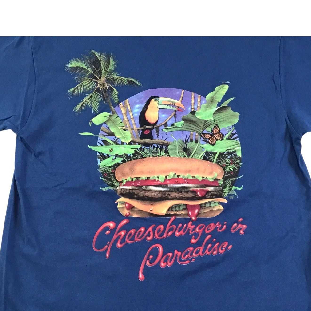 Other Vtg 1985 Caribbean Soul T-Shirt L Cheeseburger in Paradise Size US L / EU 52-54 / 3 - 4 Thumbnail
