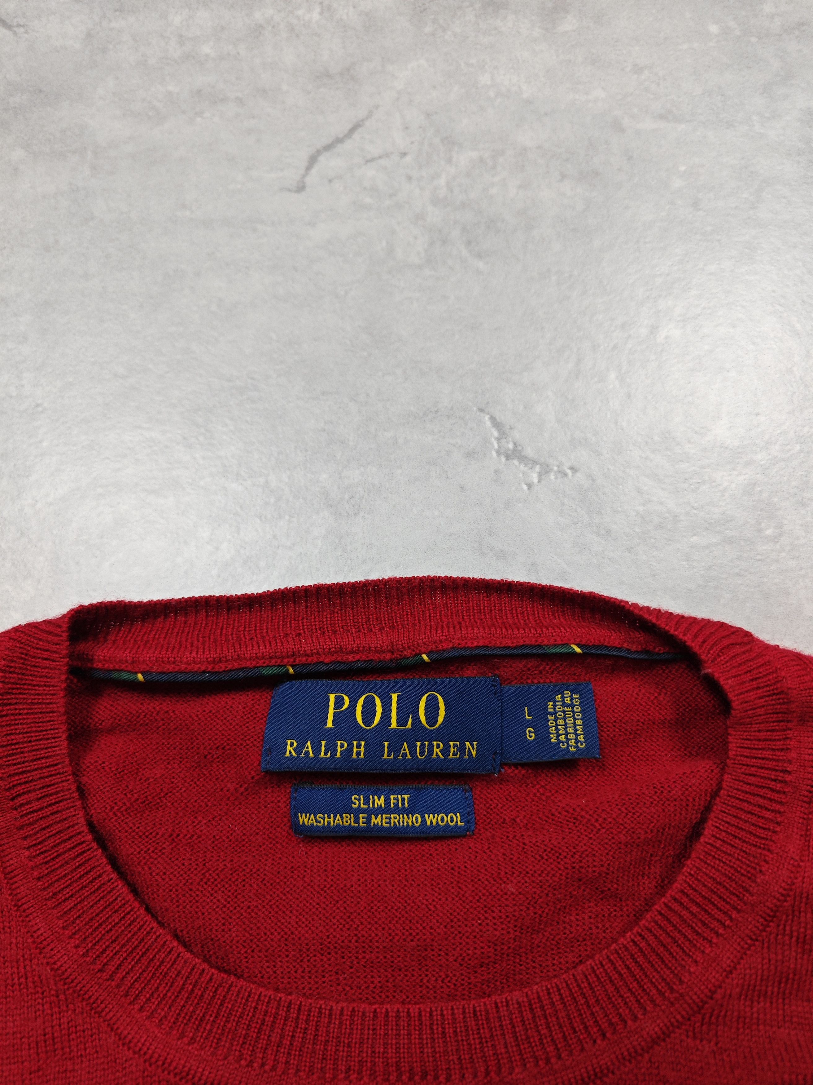Polo Ralph Lauren Polo Ralph Lauren Wool Sweater Size US L / EU 52-54 / 3 - 4 Thumbnail