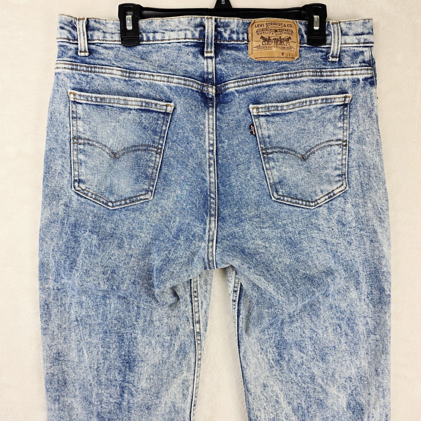 Levi's Vintage Levis 515 Acid Washed Jeans Fits 36x31 Denim 38x32 Size US 36 / EU 52 - 8 Thumbnail