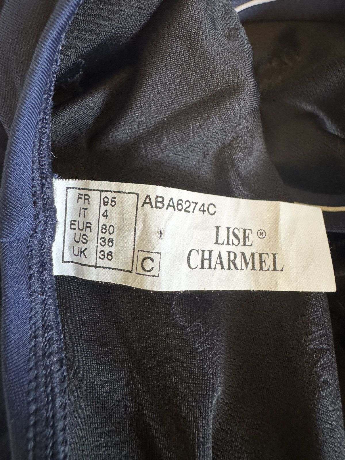 Other LISE CHARMEL Navy One Piece Swimsuit S-M EUC Size M / US 6-8 / IT 42-44 - 4 Thumbnail