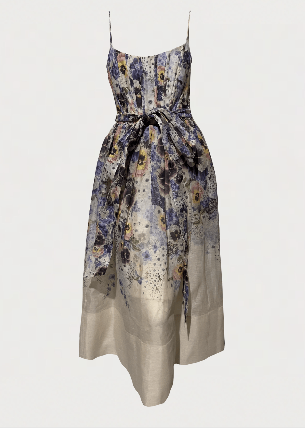 Zimmermann Tama Corset Midi Dress Size L / US 10 / IT 46 - 3 Thumbnail