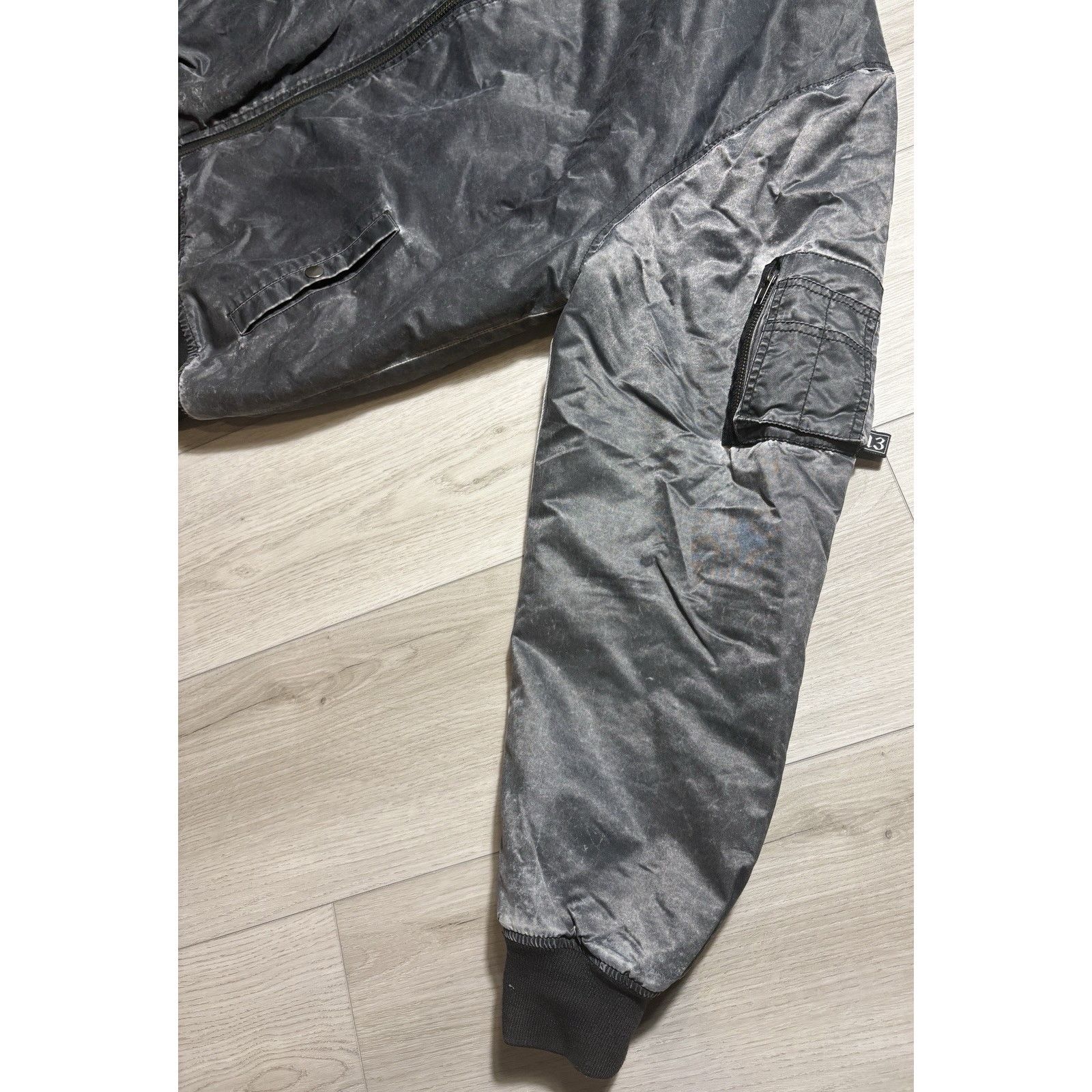 Lucky Brand Lucky Brand MA1 Flight Bomber Jacket Washed Military L Size US L / EU 52-54 / 3 - 11 Thumbnail