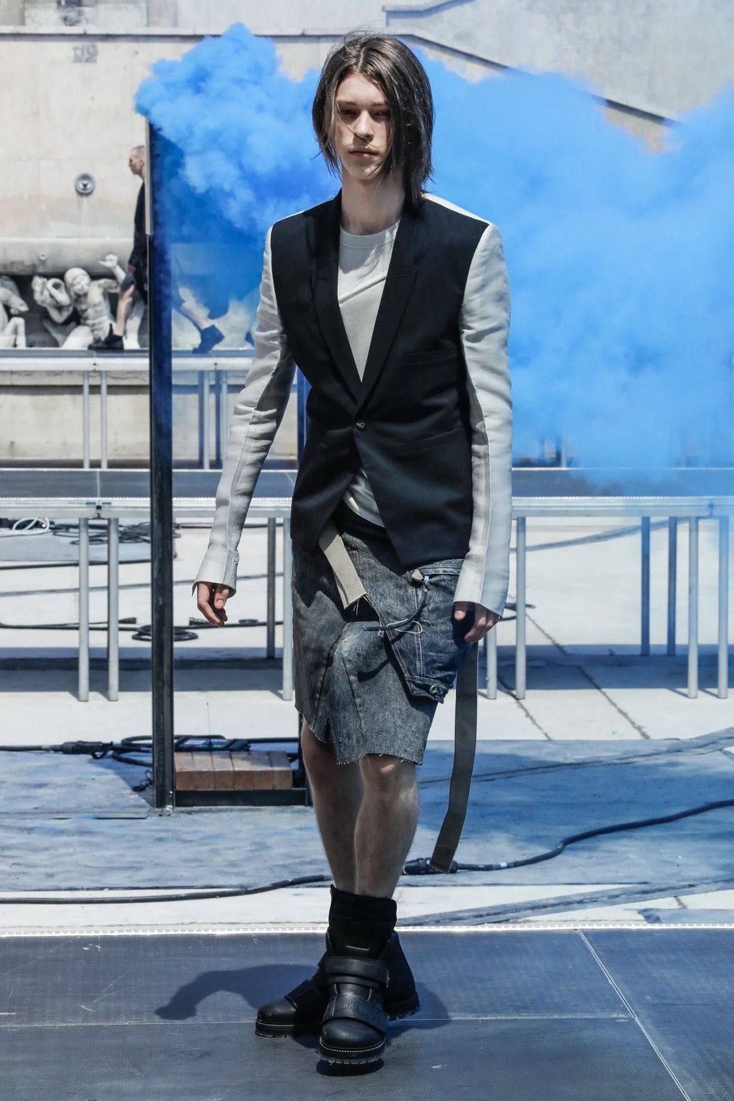Rick Owens Rick Owens SS19 Cropped Blazer Size 48R - 4 Thumbnail