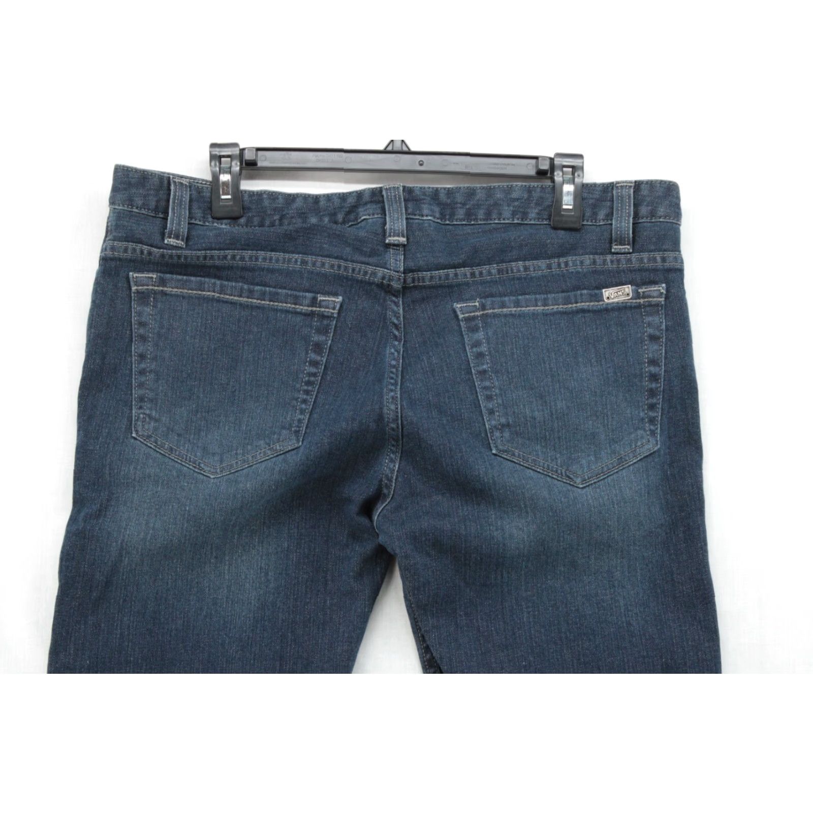 Vans VANS Jeans Men's 36 Blue Denim Straight Leg Stretch City Gorpcore Grunge Skateboard 5-Pocket Logo Mens Size US 36 / EU 52 - 6 Thumbnail