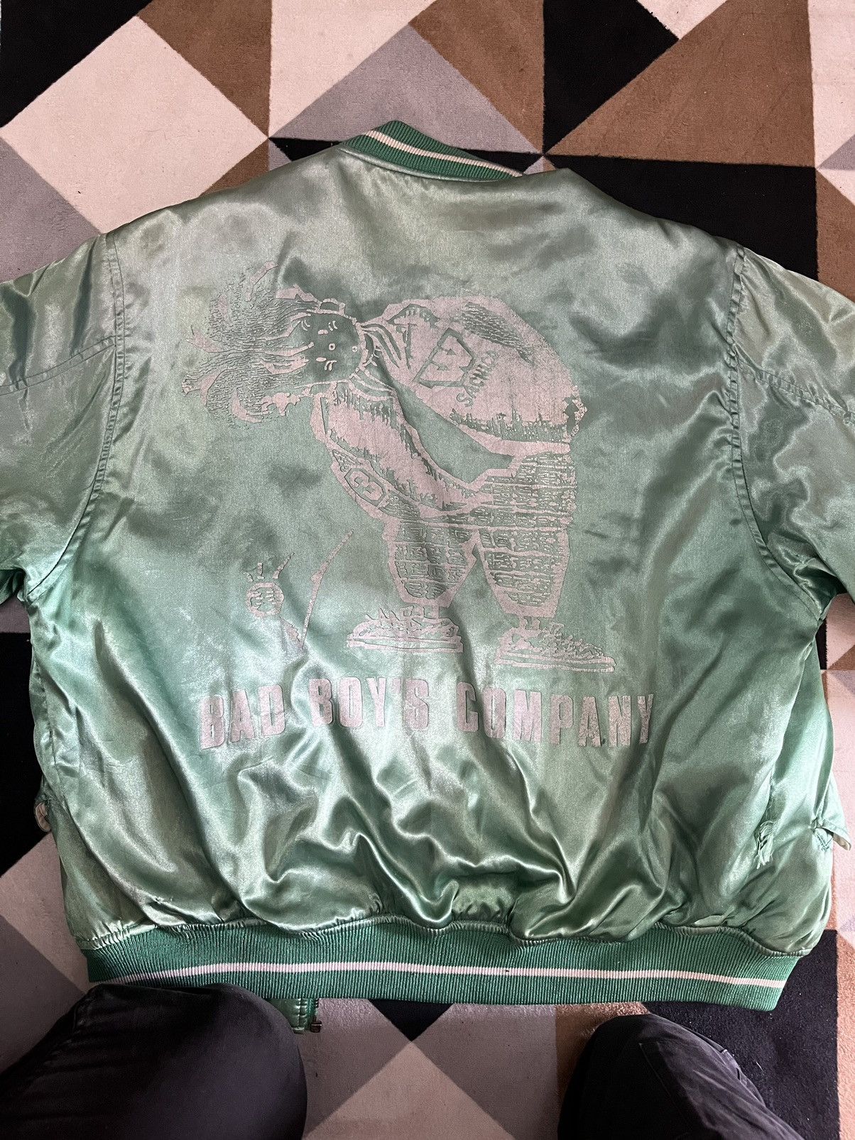Japanese Brand Vintage Japanese BAD BOY’S COMPANY Bomber Jacket Size US M / EU 48-50 / 2 - 2 Thumbnail