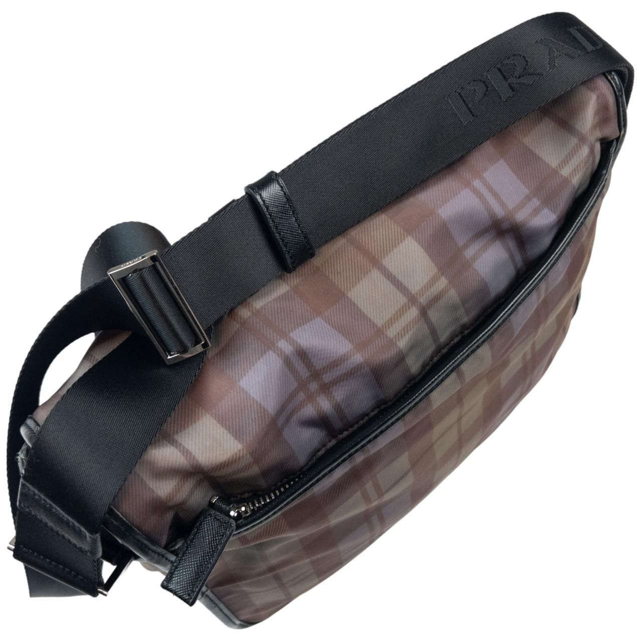 Prada Vintage Prada Tartan Cross Body Bag Size ONE SIZE - 8 Thumbnail