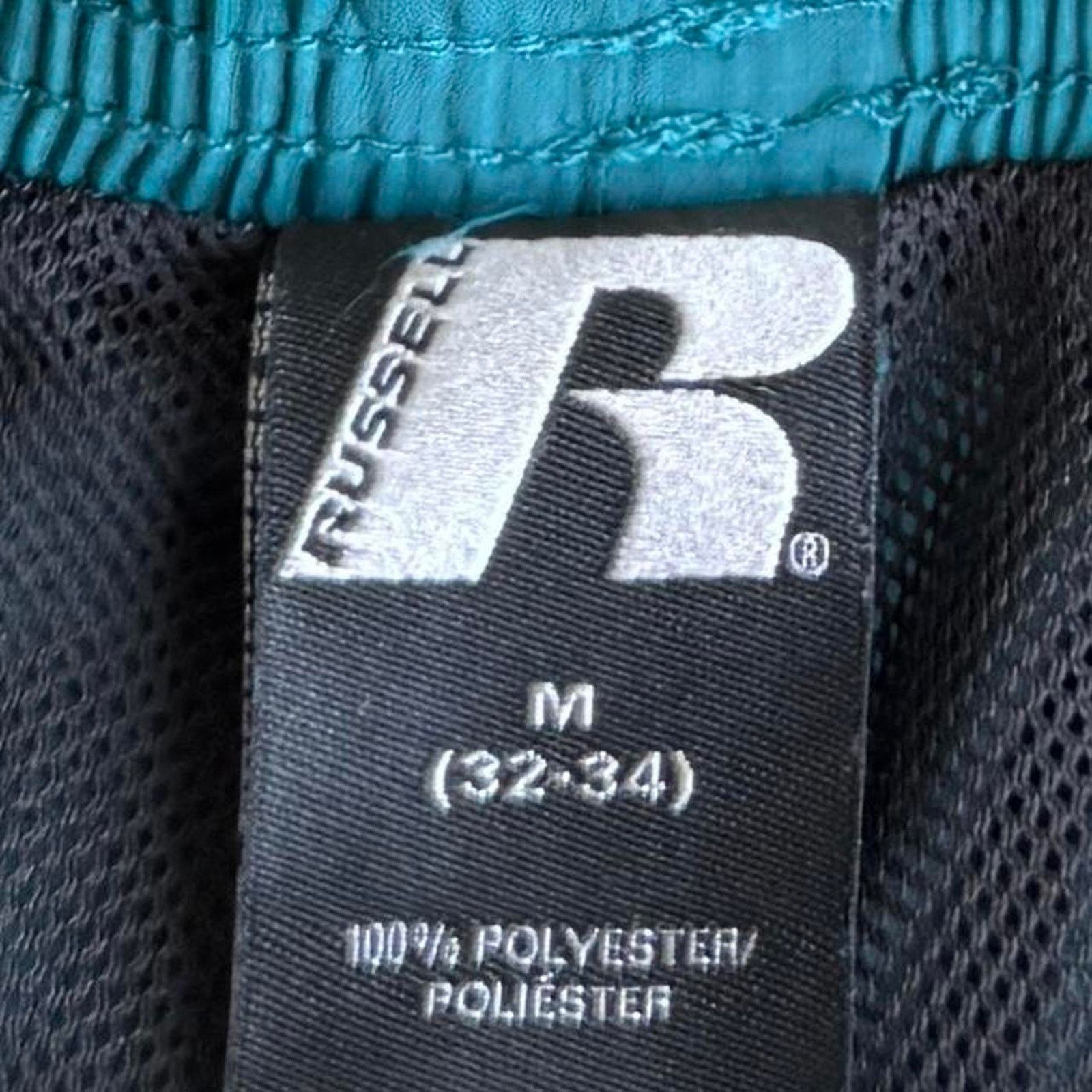Japanese Brand × Russell Athletic × Vintage Y2K Russell Athletic Baggy Skater Grunge Drill Sweatpants Size US 34 / EU 50 - 3 Thumbnail