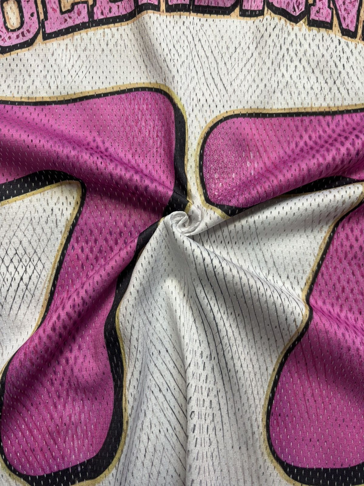 Japanese Brand Vintage dollasignme pills pink white football jersey Size US L / EU 52-54 / 3 - 20 Thumbnail