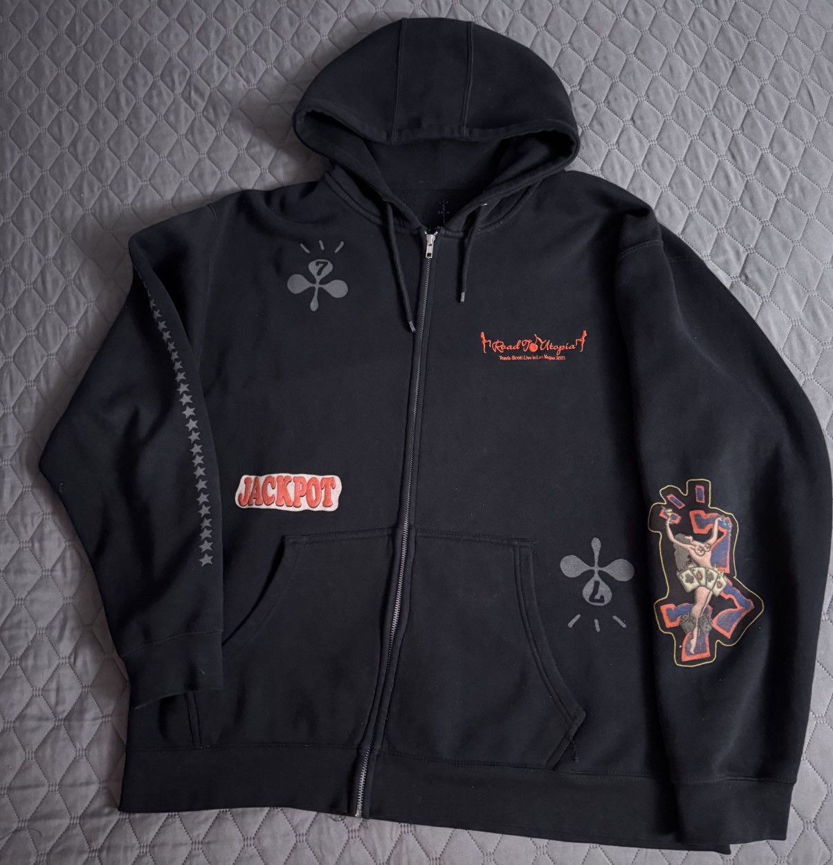 Travis Scott Travis Scott Road To Utopia Vegas Zip Up Size US XL / EU 56 / 4 - 1 Thumbnail