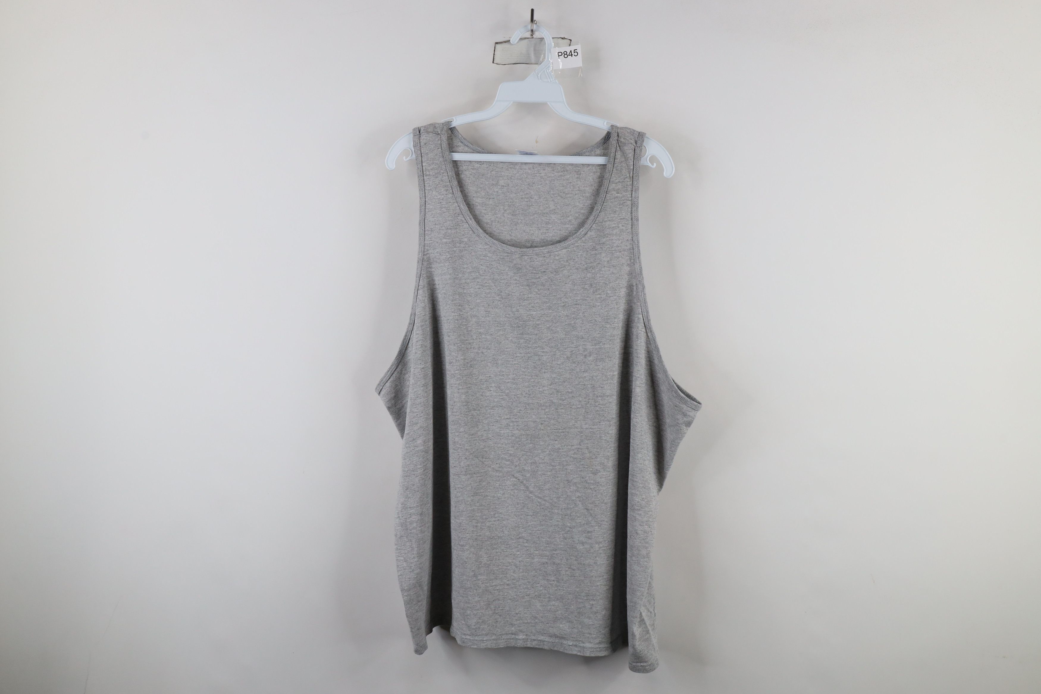 Vintage Vintage 90s Streetwear Tank Top T-Shirt Heather Gray USA Size US XL / EU 56 / 4 - 1 Thumbnail