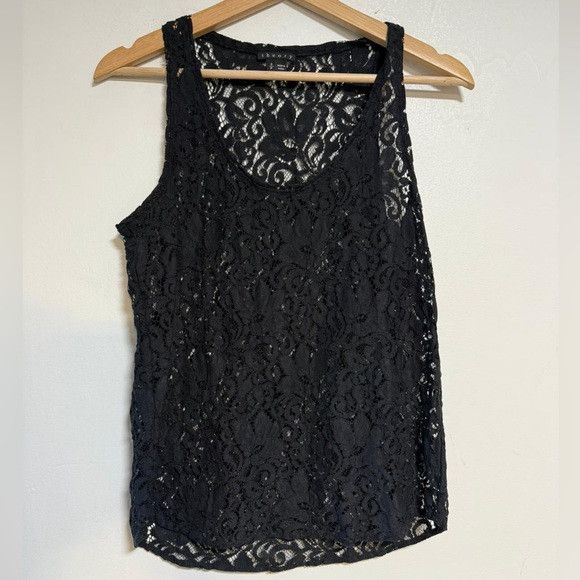 Theory Theory Black Lace Tank Top Women’s Size S Size S / US 4 / IT 40 - 2 Thumbnail