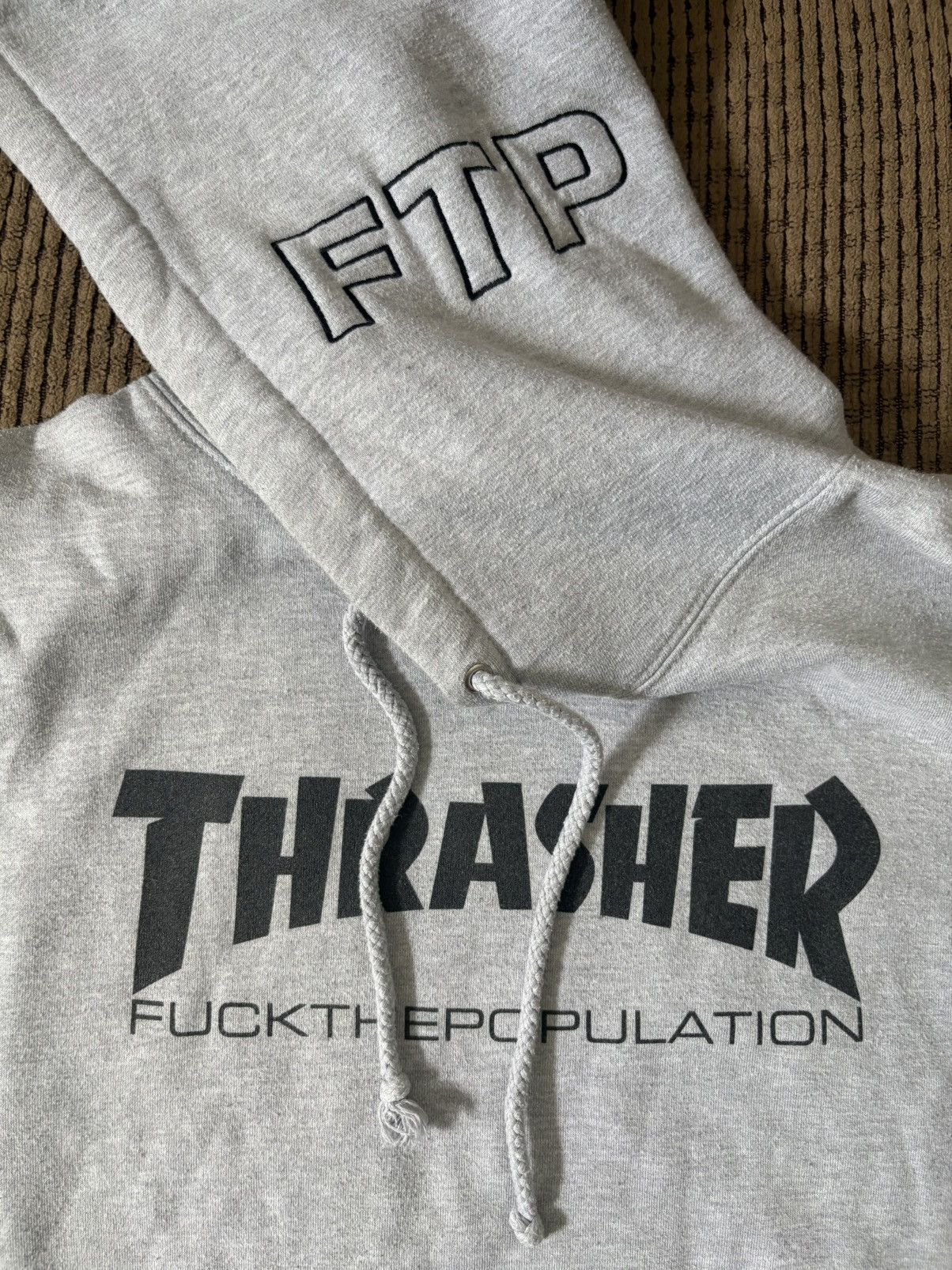 Fuck The Population FTP x Thrasher hoodie Size US L / EU 52-54 / 3 - 1 Thumbnail