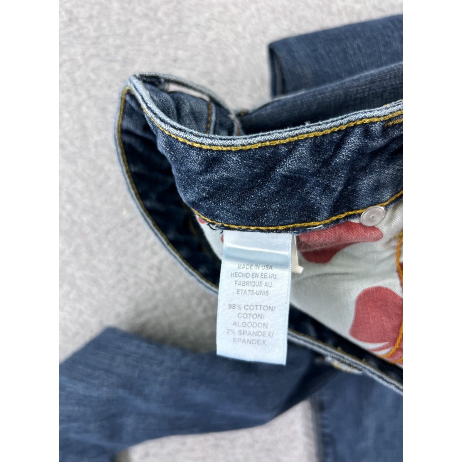Lucky Brand Lucky Brand Women's Skinny Jeans 2 Blue Denim Low Rise Cotton Blend USA Fall Spring Summer Winter Size 26" / US 2 / IT 38 - 4 Thumbnail